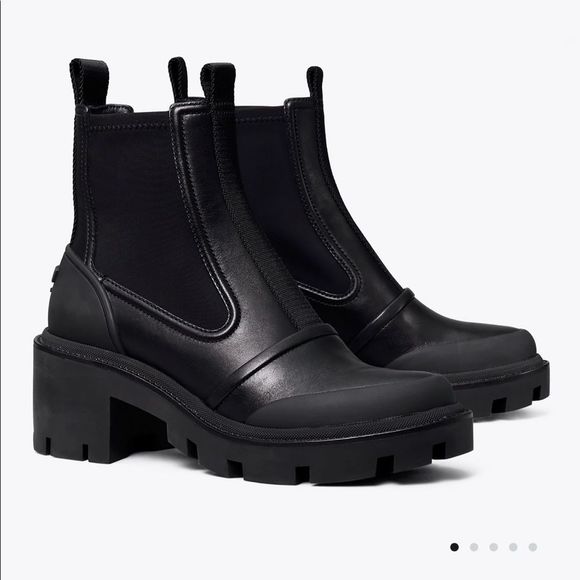 Tory Burch Shoes - Chelsea Lug-Sole Heeled Ankle Boot Size 7.5 Women’s